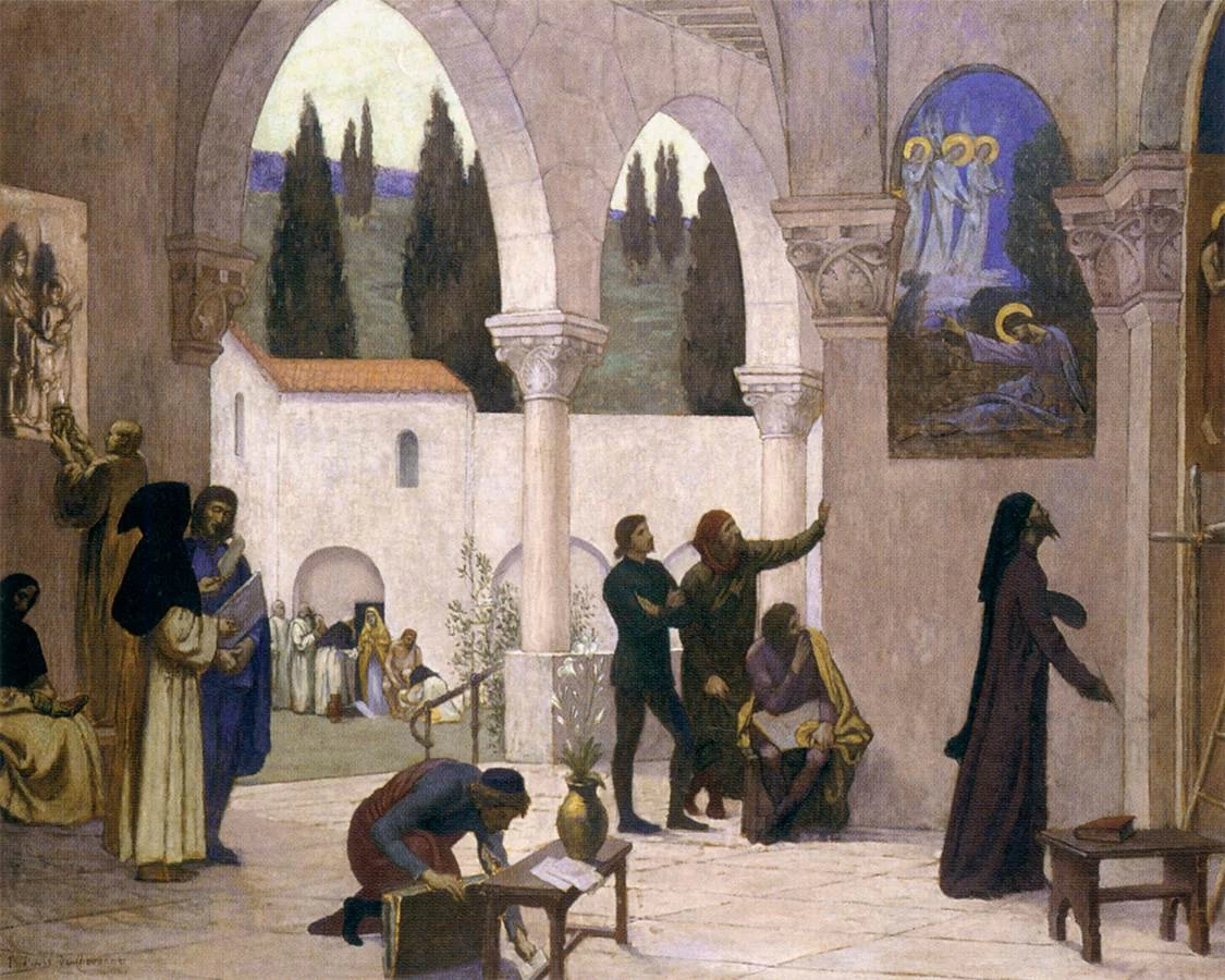 Pierre Puvis de Chavannes - Ispirazione cristiana, National Museum of American Art, Washington